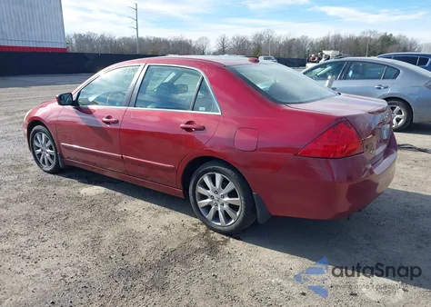 2007 Honda Accord 3.0 Ex из США, поврежденный, VIN 1HGCM66557A042497